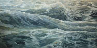 Print of Fine Art Seascape Paintings by wery pollier