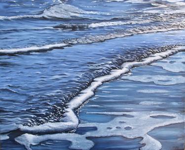 Print of Seascape Paintings by wery pollier