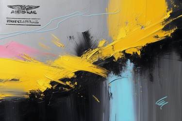 Original Abstract Printmaking by Davit Shushania