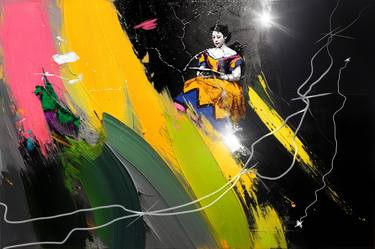 Original Abstract Printmaking by Davit Shushania