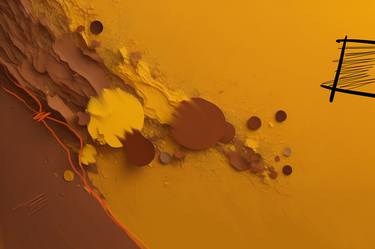 Original Abstract Printmaking by Davit Shushania
