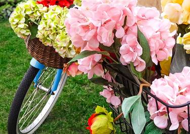 Biking Bouquet Basket - Limited Edition of 999 thumb