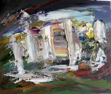 Print of Abstract Architecture Paintings by Richard Cordeau