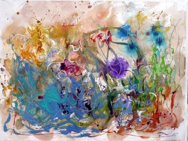Print of Abstract Garden Paintings by Richard Cordeau