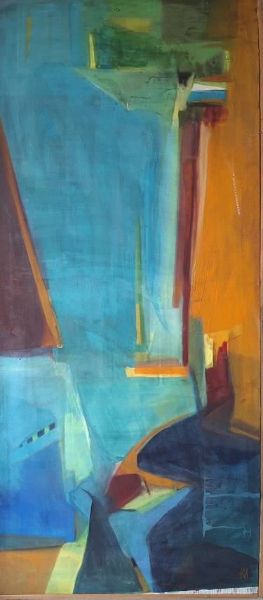 Original Abstract Painting by Calliope Economacou 
