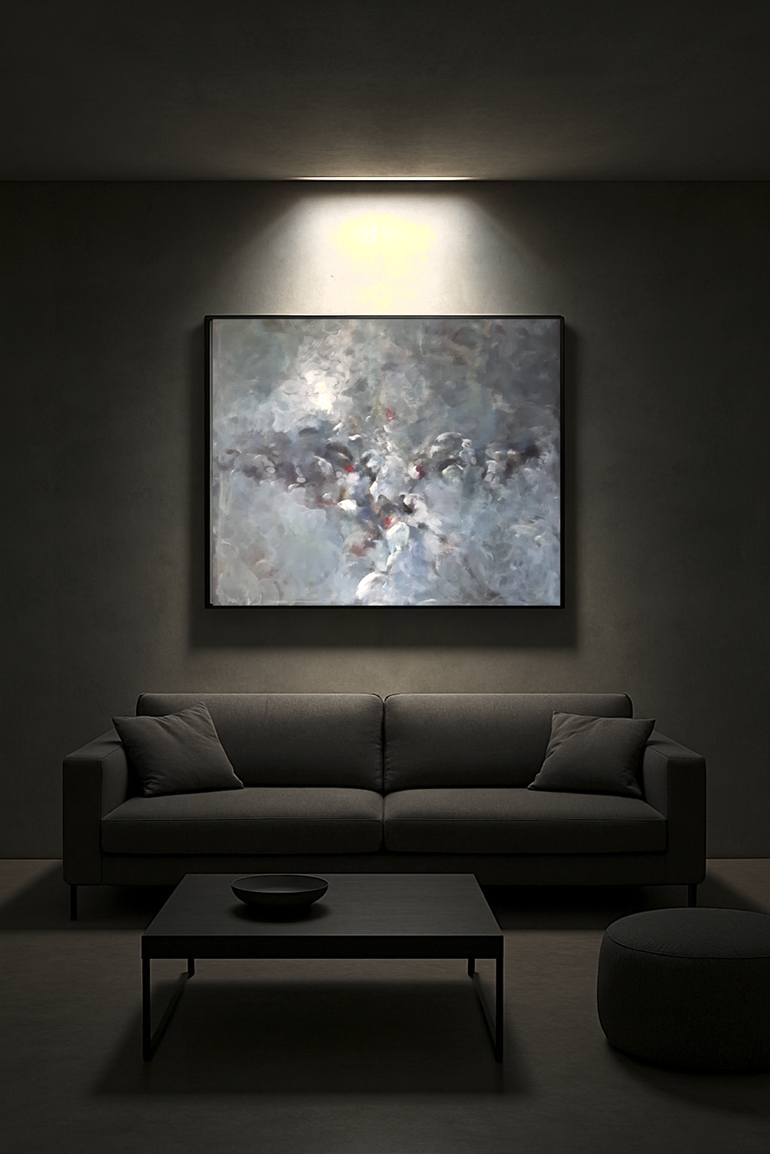 Original Abstract Expressionism Abstract Painting by Calliope Economacou 