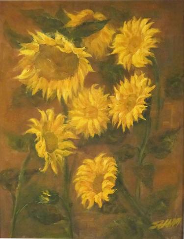 Original Impressionism Floral Paintings by Armen Shushanyan
