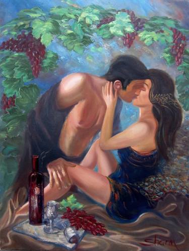 Print of Realism Erotic Paintings by Armen Shushanyan
