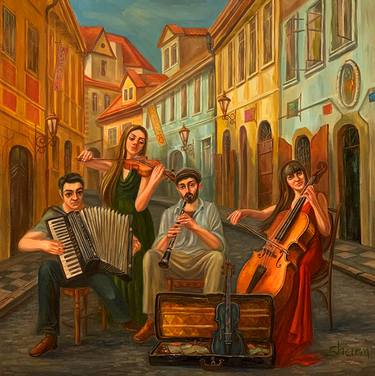 Original Fine Art Performing Arts Paintings by Armen Shushanyan