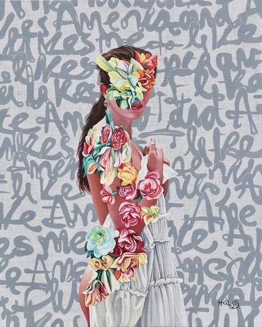 Saatchi Art Artist Minas Halaj; Paintings, “" Minds Are Flowers #5"” #art