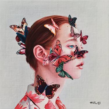 Girl With Butterflies thumb