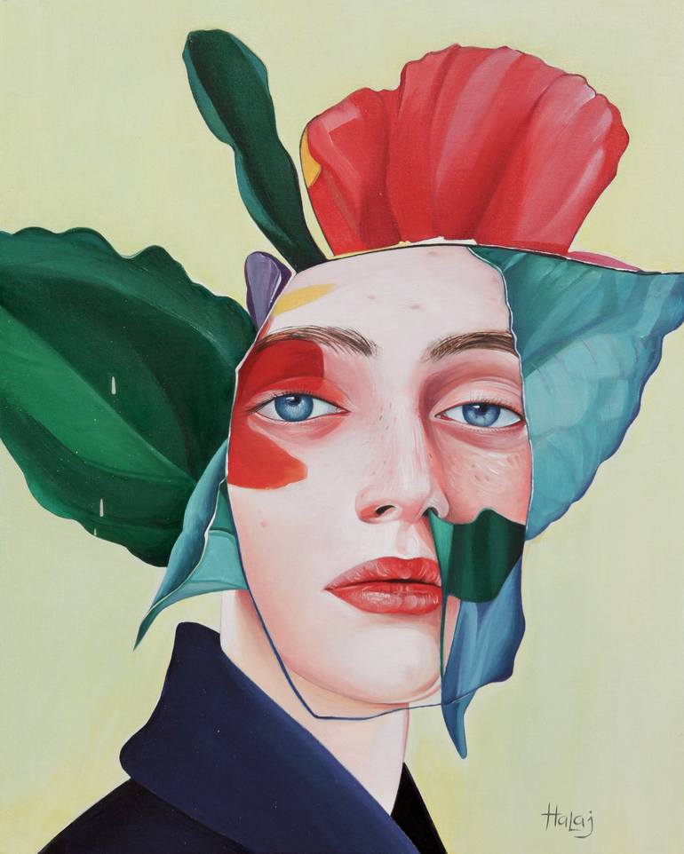 Print of Conceptual Floral Paintings by Minas Halaj