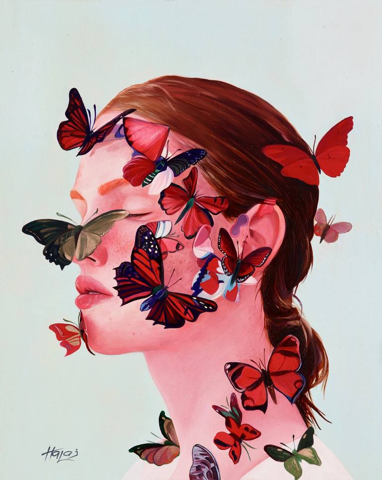 Print of Contemporary Fashion Paintings by Minas Halaj
