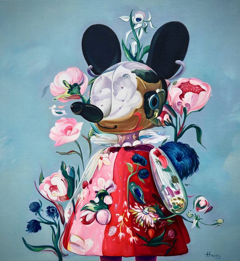 Print of Contemporary Cartoon Paintings by Minas Halaj