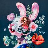 Floral Rabbit by Minas Halaj