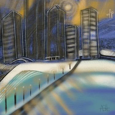 Original Cities Mixed Media by Ashe Levesque