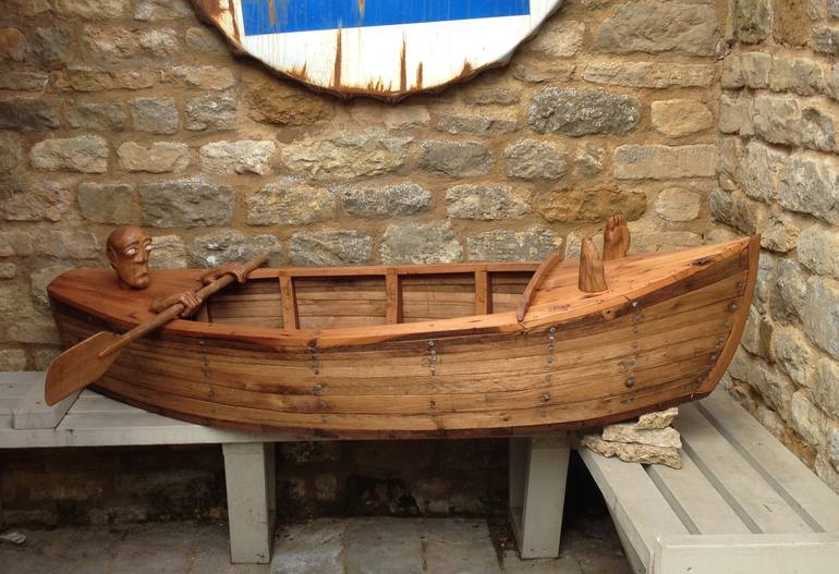 Original Modern Boat Sculpture by George Lewis