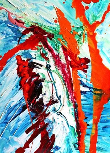 Original Abstract Expressionism Abstract Paintings by Matteo Sica