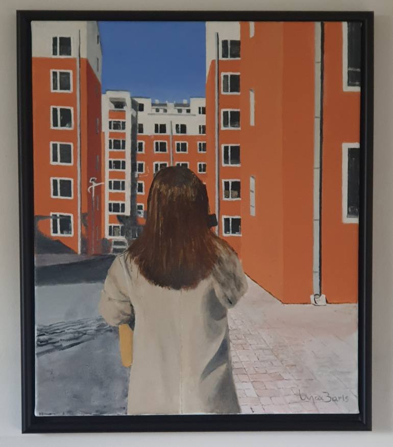 Original Contemporary Cities Painting by Max Baris