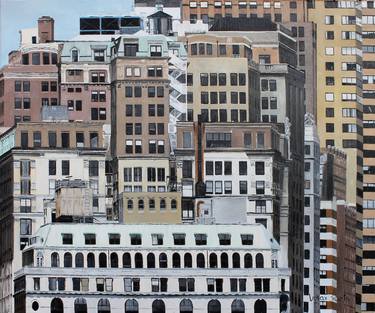Print of Figurative Cities Paintings by Max Baris