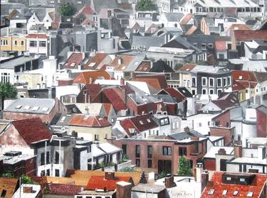 Print of Cities Paintings by Max Baris