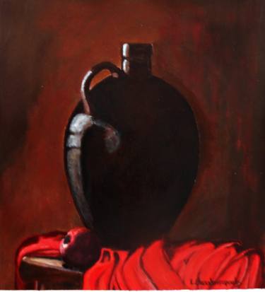 Original Fine Art Still Life Paintings by Konstantinos Charalampopoulos