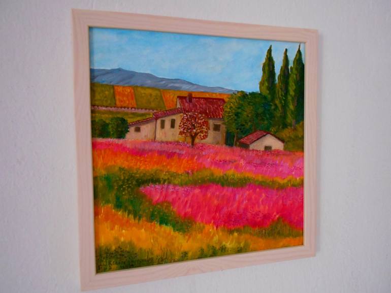 Original Expressionism Landscape Painting by Konstantinos Charalampopoulos