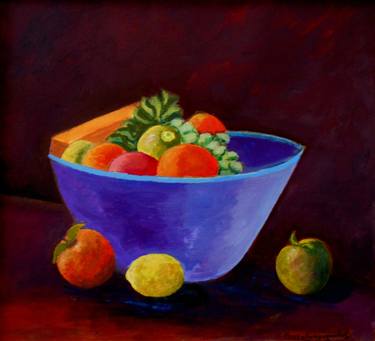 Original Expressionism Still Life Paintings by Konstantinos Charalampopoulos