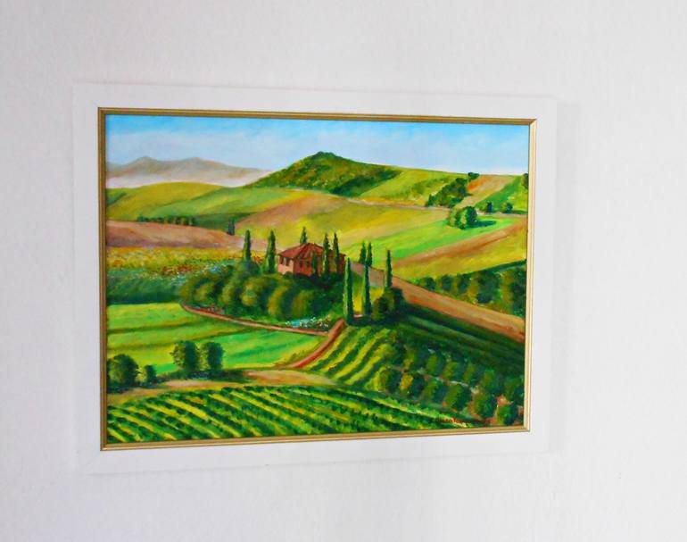 Original Landscape Painting by Konstantinos Charalampopoulos