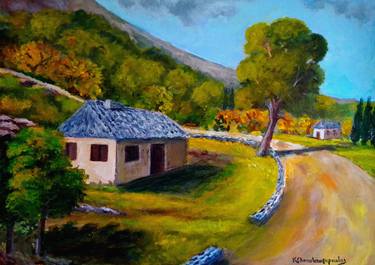 Original Landscape Paintings by Konstantinos Charalampopoulos