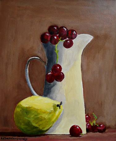 Print of Still Life Paintings by Konstantinos Charalampopoulos