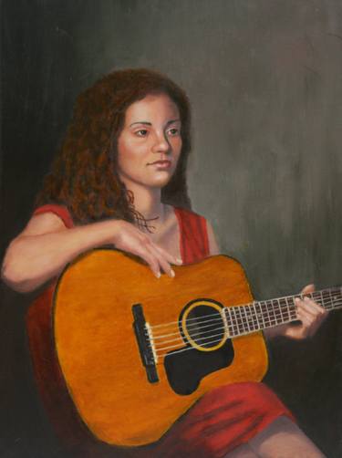 Original Figurative Women Paintings by Mark Hunter