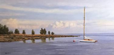 Original Fine Art Sailboat Paintings by Mark Hunter
