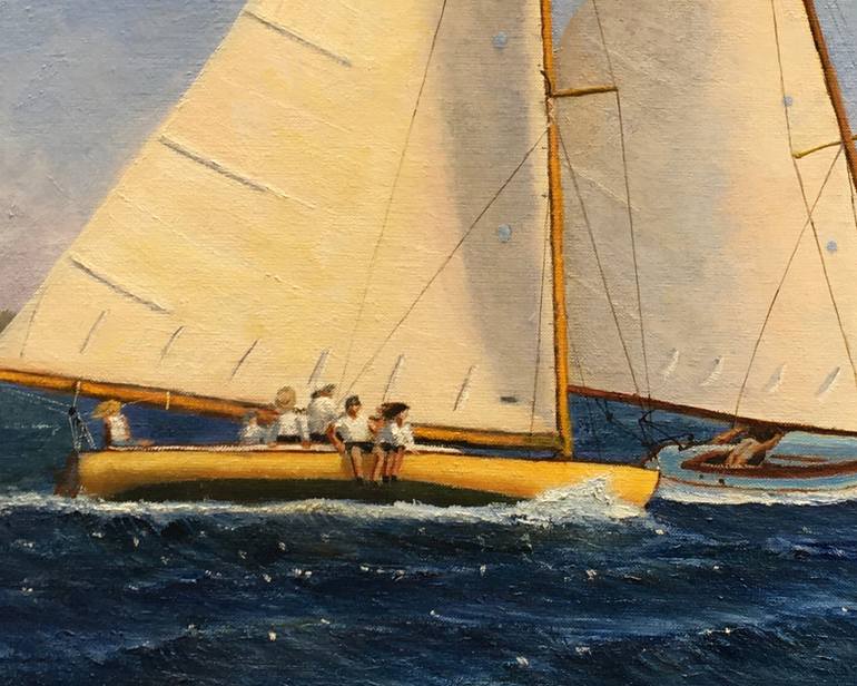 Original Other Seascape Painting by Mark Hunter