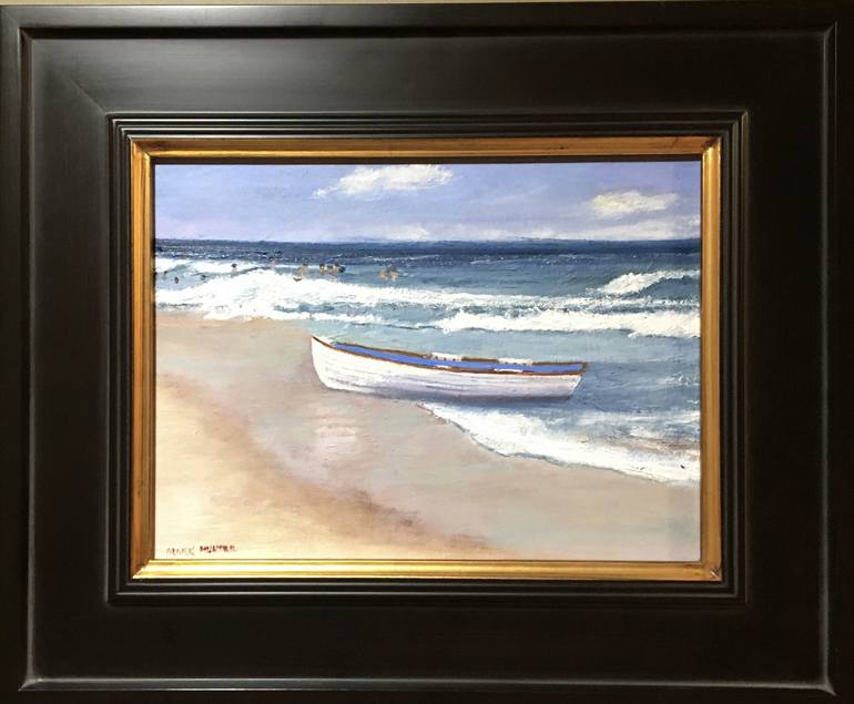 Original Fine Art Seascape Painting by Mark Hunter