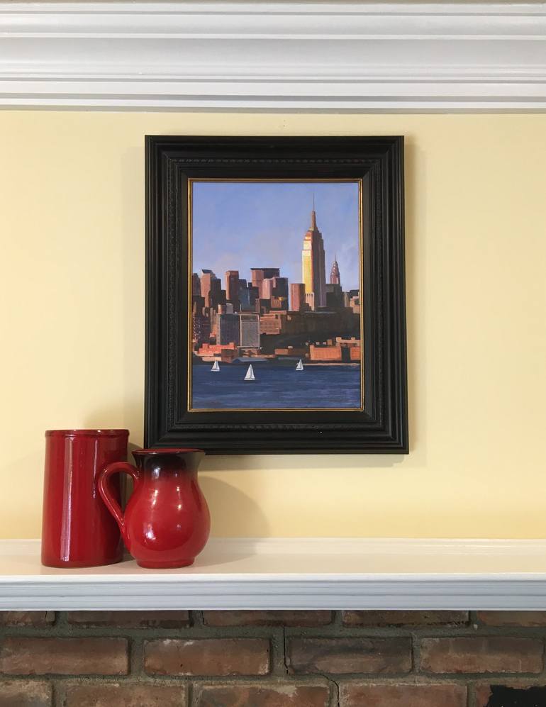 Original Realism Cities Painting by Mark Hunter