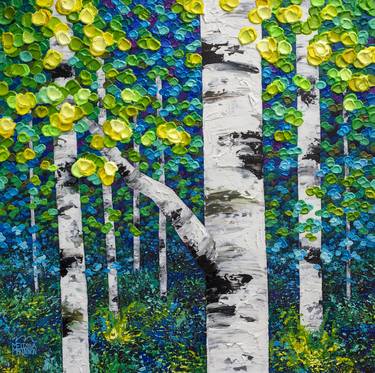 Print of Tree Paintings by Melissa McKinnon