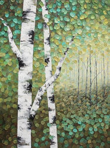 Original Fine Art Tree Paintings by Melissa McKinnon
