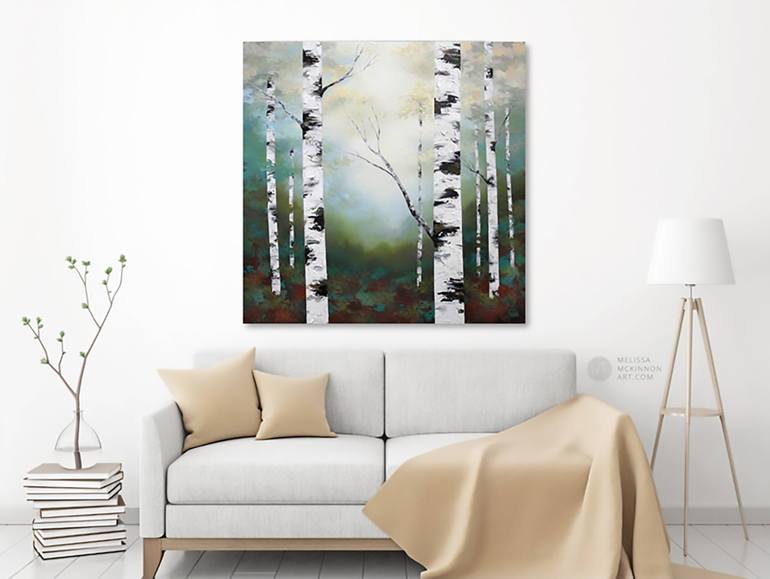 Original Abstract Landscape Painting by Melissa Mckinnon