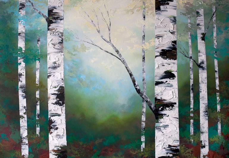 Original Abstract Landscape Painting by Melissa Mckinnon