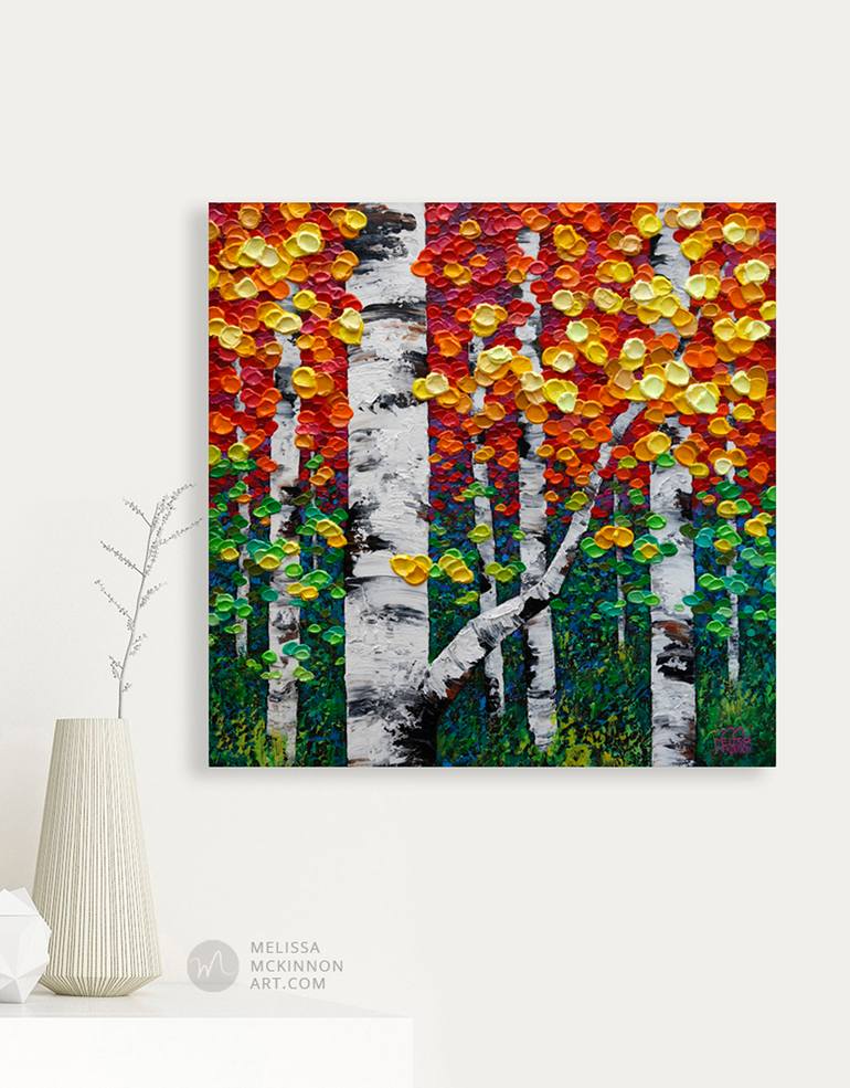 Original Abstract Landscape Painting by Melissa Mckinnon
