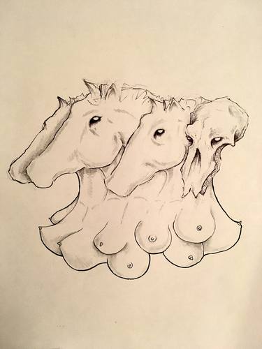 Print of Conceptual Animal Drawings by Dylan Rey