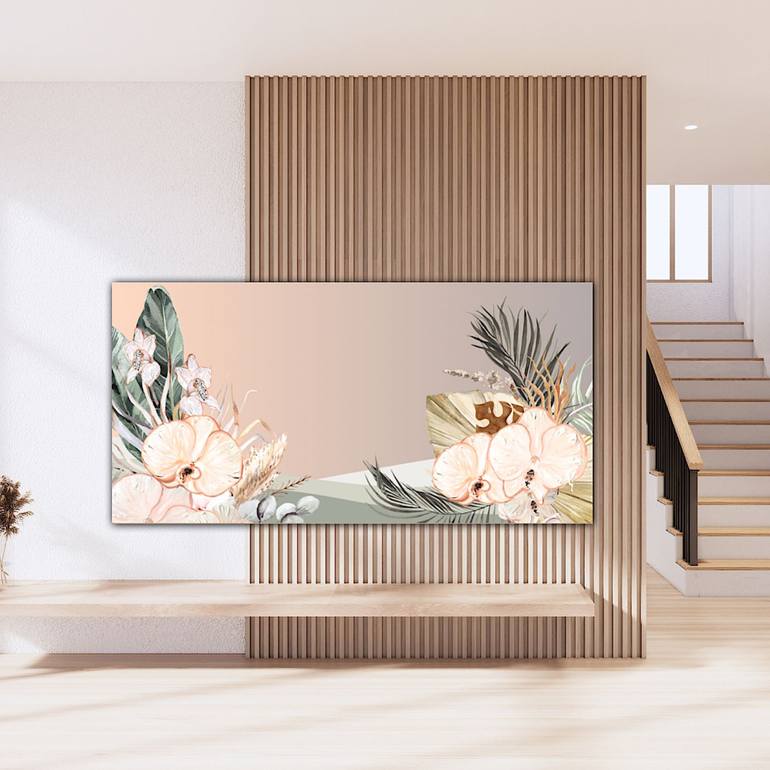 Original Art Deco Floral Digital by Marie Antuanelle