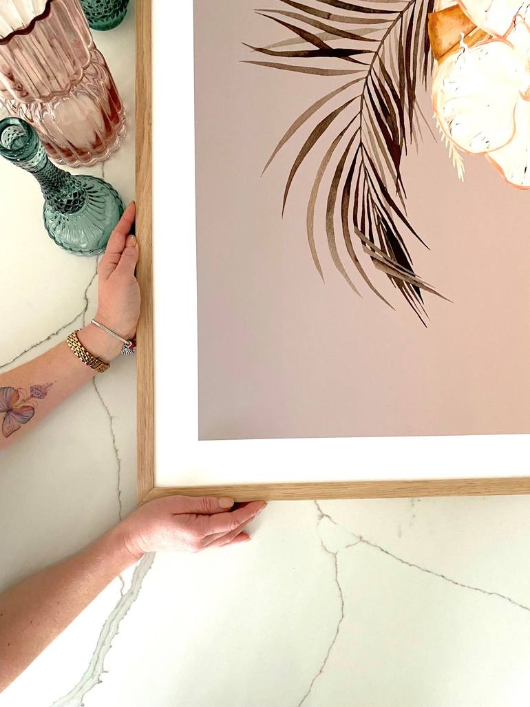 Original Art Deco Floral Digital by Marie Antuanelle