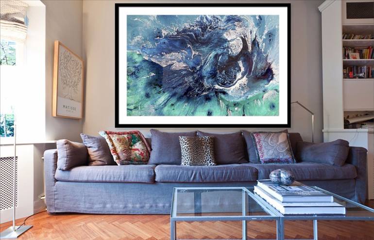 Original Abstract Seascape Painting by Marie Antuanelle