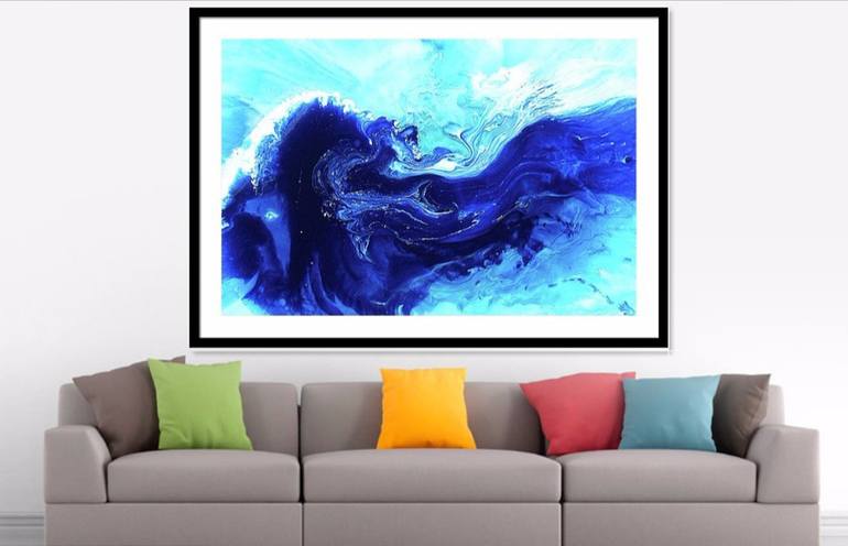 Original Abstract Expressionism Abstract Painting by Marie Antuanelle