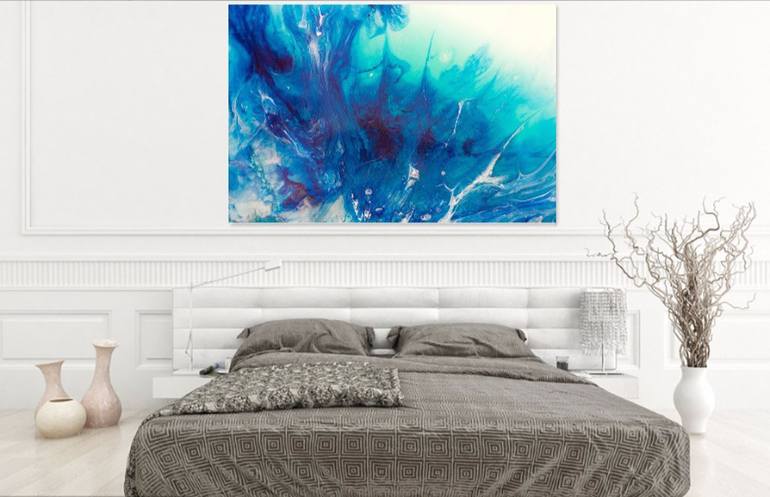 Original Abstract Expressionism Abstract Painting by Marie Antuanelle