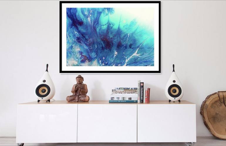 Original Abstract Expressionism Abstract Painting by Marie Antuanelle