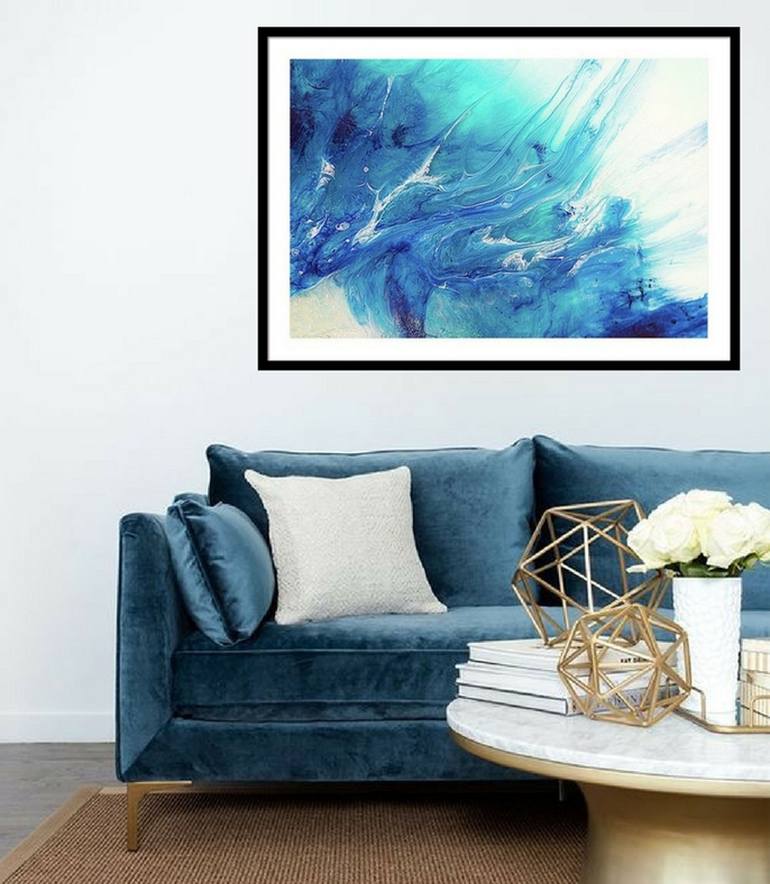 Original Abstract Expressionism Abstract Painting by Marie Antuanelle