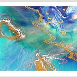 Sailing in cerulean blue Painting by Anila Ayilliath - Fine Art America